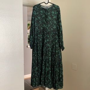 Zara floral maxi dress